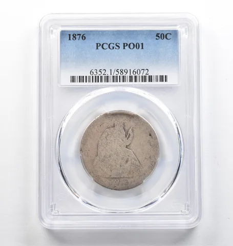 1876 Seated Liberty Half Dollar PO01 PCGS Lowball *9457