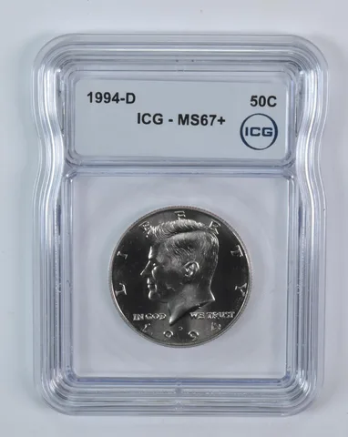 1994-D Kennedy Half Dollar MS67+ ICG