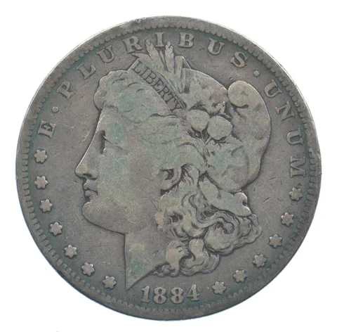 Early - 1884-S Morgan Silver Dollar - 90% US Coin *716