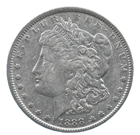 Early - 1888 Morgan Silver Dollar - 90% US Coin *520