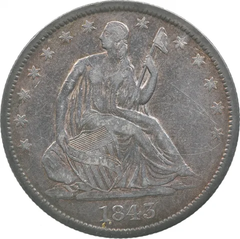 1843-O Seated Liberty Half Dollar *3479