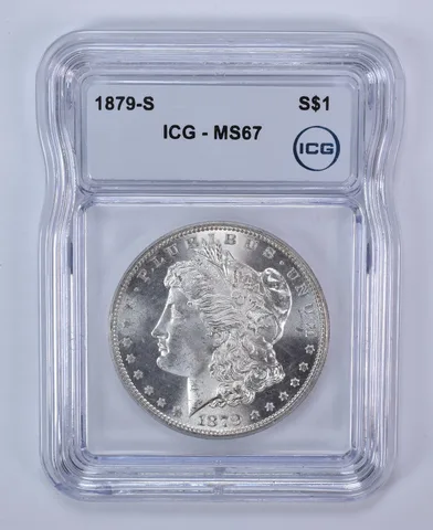 1879-S Morgan Silver Dollar MS67 ICG