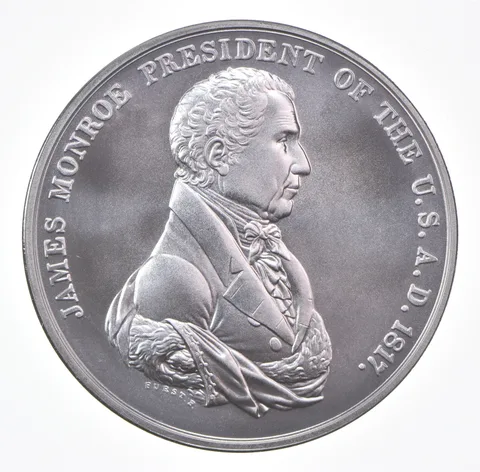 (2019) James Monroe 1817 US Mint Silver Presidential Medal 1 Oz