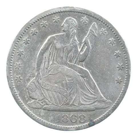 1868-S Seated Liberty Half Dollar *3514