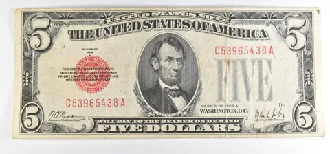1928 A $5 Legal Tender Note Red Seal *6101