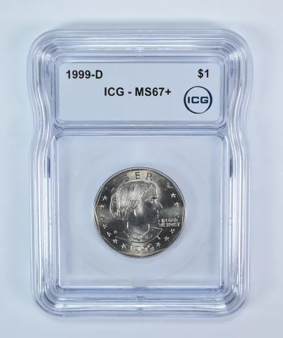 1999-D Susan B Anthony $1 MS67+ ICG