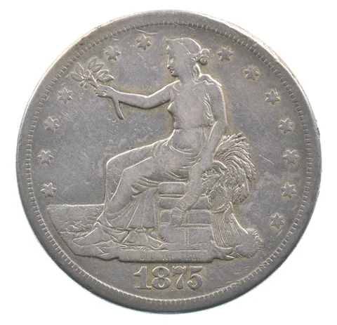 1875-S Seated Liberty Trade Dollar *4386