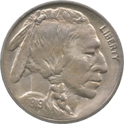 1919-S Indian Head Buffalo Nickel a0903