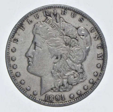 Better 1891-O Morgan Silver Dollar - 90% US Coin - Nice Coin *438