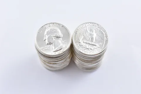 (40) 1958-64 BU Unc Washington Quarter 90% Silver $10 Face ROLL