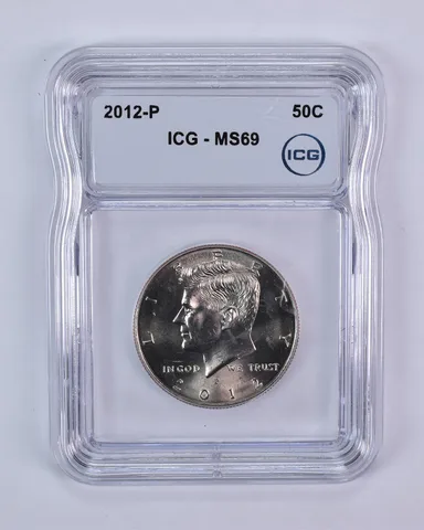 2012-P Kennedy Half Dollar MS69 ICG