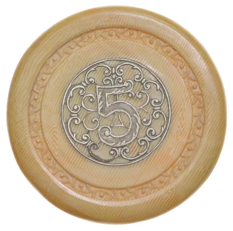 Vintage Casino Token Monaco 5 Francs *3601