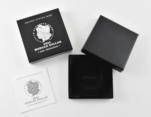 OGP 2021-S Morgan Silver Dollar - San Fran BOX & COA - NO COIN
