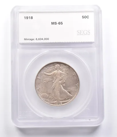 1918 Walking Liberty Half Dollar *1659