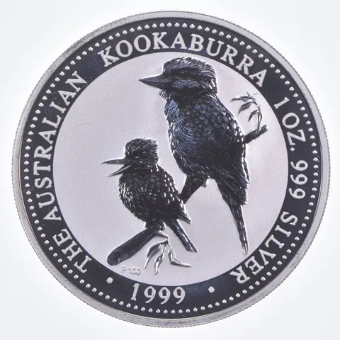 Better Date 1999 Australia $1 1 Oz. Silver Kookaburra World Coin- Silver *741