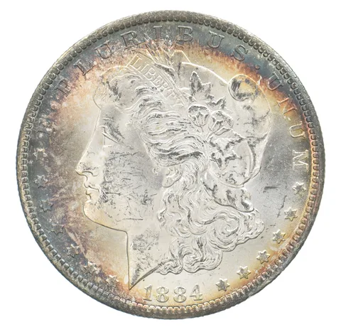 1884-CC Morgan Silver Dollar Beautiful Tone *5169
