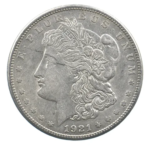 Early - 1921-S Morgan Silver Dollar - 90% US Coin *460