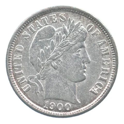 1900 Barber Dime *9339
