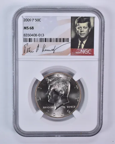2009-P Kennedy Half Dollar MS68 NGC Signature Label