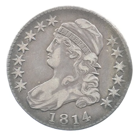 1814 Capped Bust Half Dollar O-104A R2 *5087