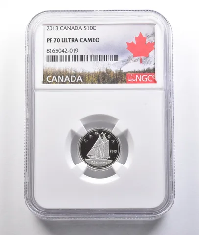 2013 Canada 10 Cents Silver PF70 UCAM NGC *6926