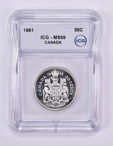 1961 Canada 50 Cents MS69 ICG
