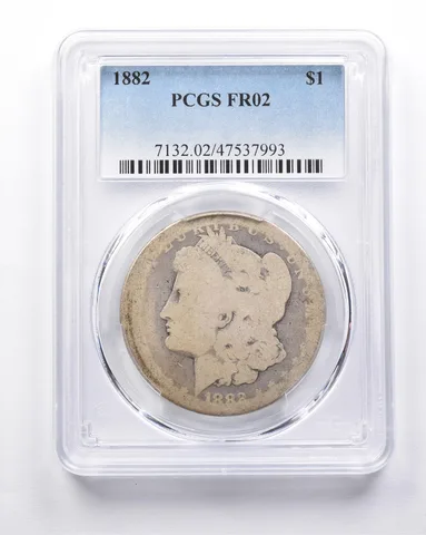 FR02 1882 Morgan Silver Dollar PCGS Low Ball a6952