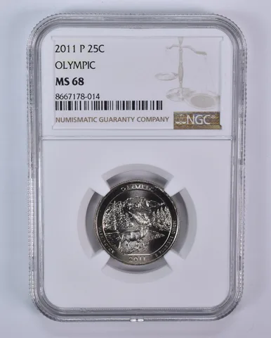 2011-P Washington Quarter ATB Olympic MS68 NGC