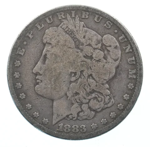 Early - 1883 Morgan Silver Dollar - 90% US Coin *842