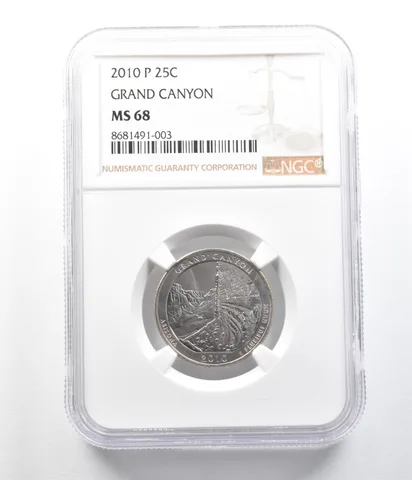 2010-P Washington Quarter ATB Grand Canyon MS68 NGC *9632