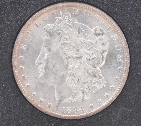 1884-CC Morgan Silver Dollar GSA Hoard MS64 PCGS Beautiful Tone *2571