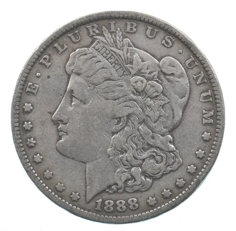 Early - 1888 Morgan Silver Dollar - 90% US Coin *596