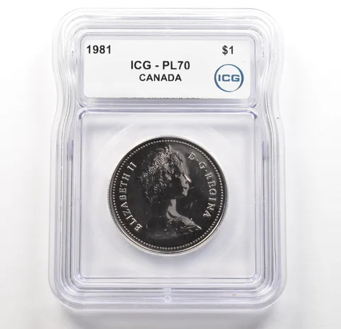 1981 Canada 1 Dollar PL70 ICG a6206