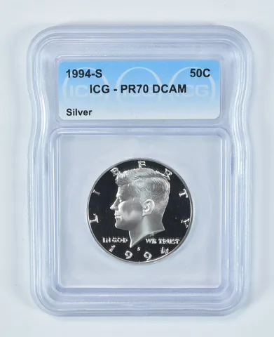 1994-S Kennedy Half Dollar Silver PR70 DCAM ICG
