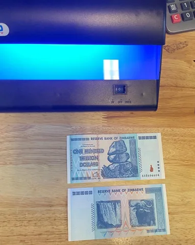 Unc 2008 ZIMBABWE 100 TRILLION Dollars BANKNOTE P-91 Largest Denom Note Currency