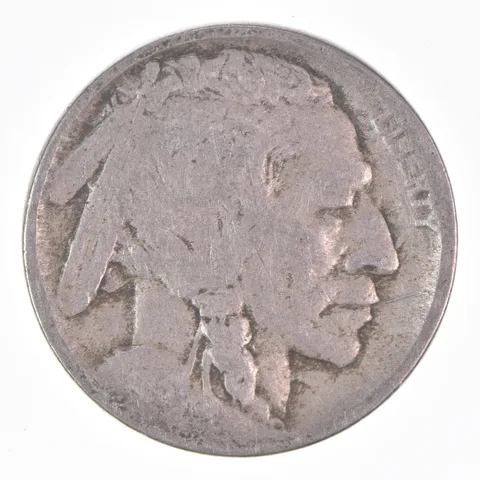 1913 (P) T2 Indian Head Buffalo Nickel Average Circ