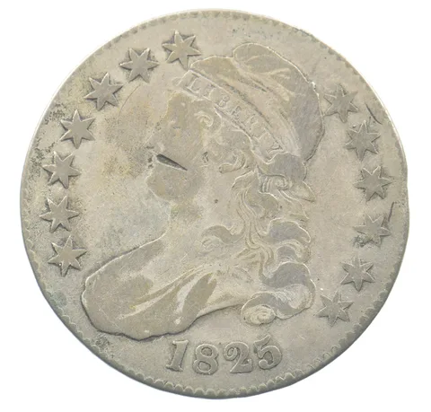 1825 Capped Bust Half Dollar *6682