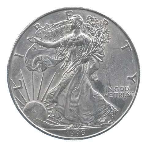 Rarest 1996 American Silver Eagle - Key Date - Rare LOW MINTAGE *691