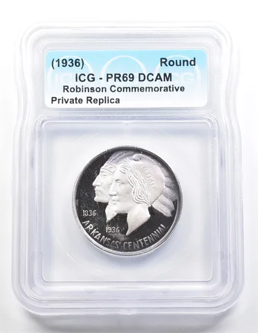 1936 Robinson Half Dollar PR69 ICG Museum Gallery Strike *1267