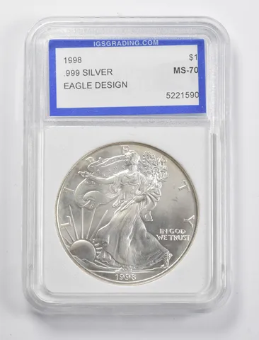 1998 American Silver Eagle a5279