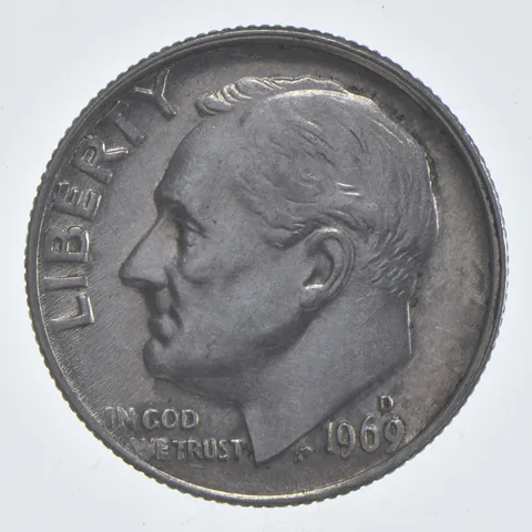 1969 Roosevelt Dime Estate Coin Collection *016