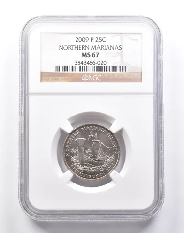 MS67 2009-P Washington Quarter Northern Marianas NGC *6152