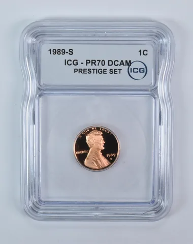 1989-S Lincoln Memorial Cent Prestige Set PR70 DCAM ICG