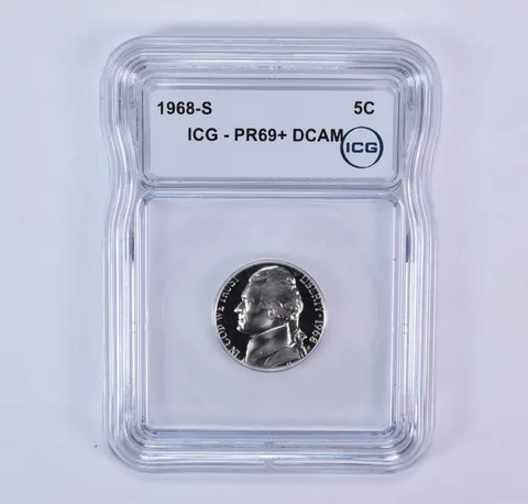 1968-S Jefferson Nickel PR69+ DCAM ICG