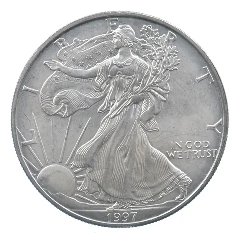 Better Date 1997 American Silver Eagle 1 Troy Oz .999 Fine Silver *612
