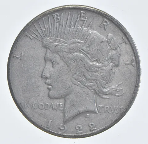 Better - 1922-S Peace Silver Dollar - 90% US Coin *700