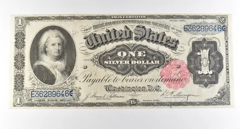 1891 $1 Silver Certificate Large Note Red Seal *3026