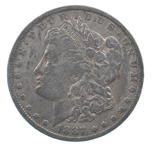 Early - 1887-O Morgan Silver Dollar - 90% US Coin *029
