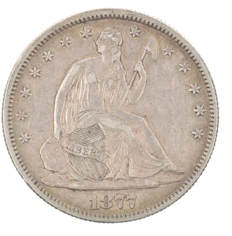 1877-S Seated Liberty Half Dollar Beautiful Tone *3643