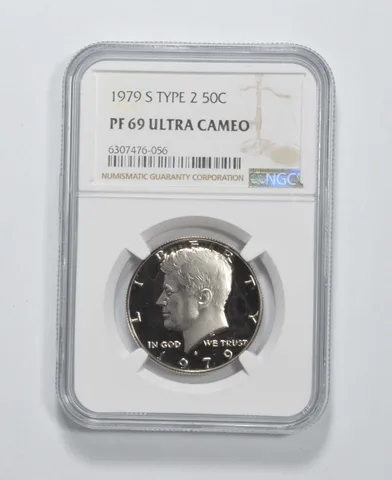 1979-S Kennedy Half Dollar Type 2 PF69 UCam NGC